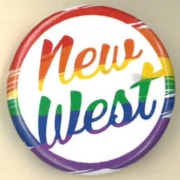 Cover image of New West. Button. 